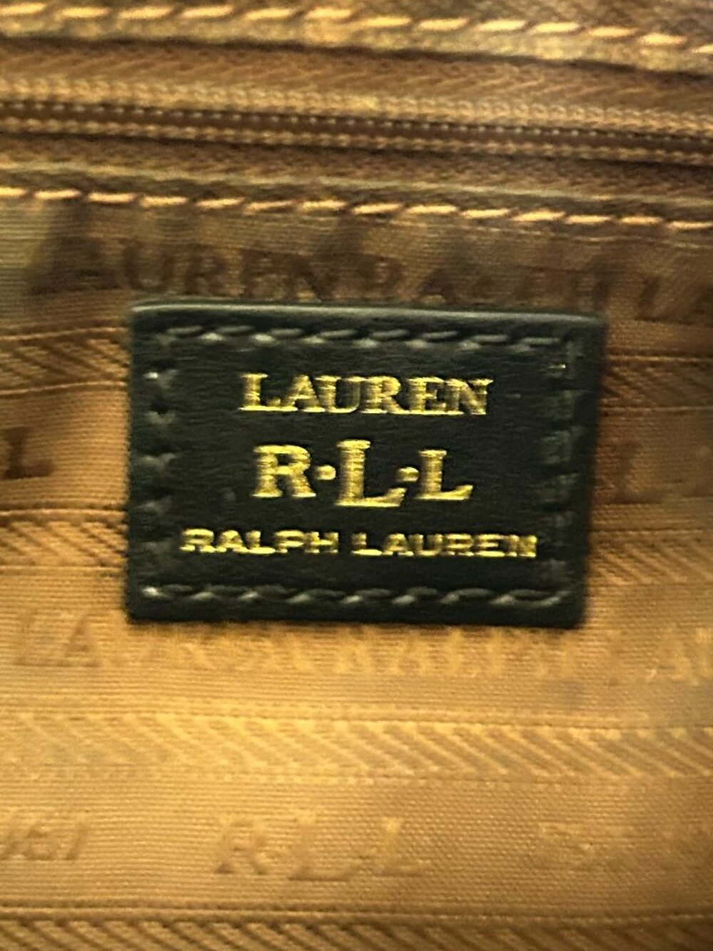 Lauren | Ralph Lauren Leather Crossbody Purse Black - Picture 5 of 16